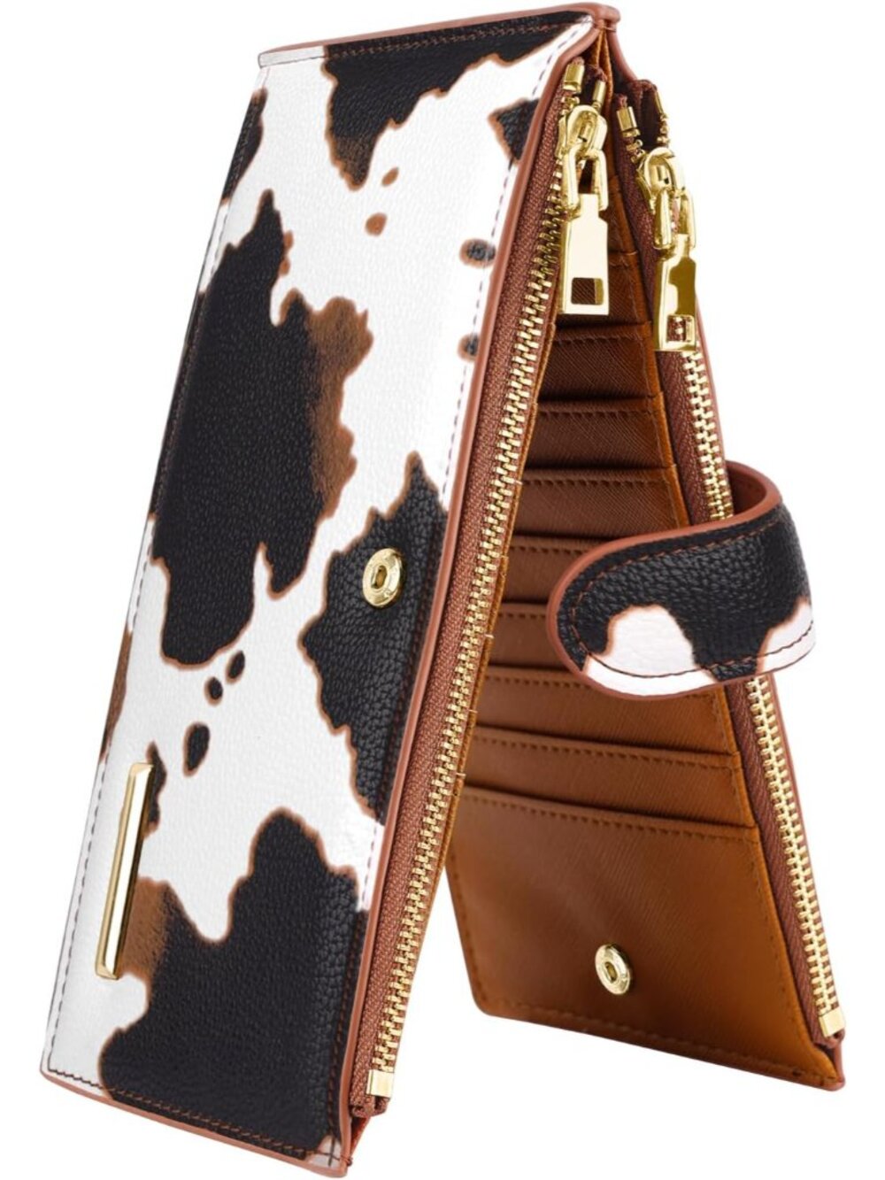 Brown Cow Wallets for Women RFID Blocking Slim Bifold Purse